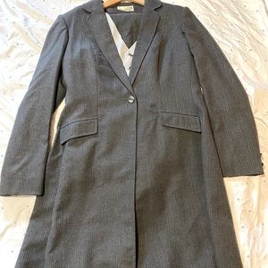 Reed Hill Pinstripe Grey Saddlesuit